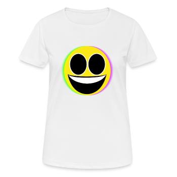 Emoji - Frauen T-Shirt atmungsaktiv - Weiß - Vorne - AI Model Female 172 dark (172cm)