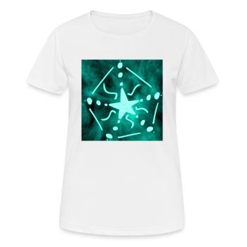 BLUE STAR - Women's Breathable T-Shirt - white - Front - AI Model Female 172 dark (172cm)