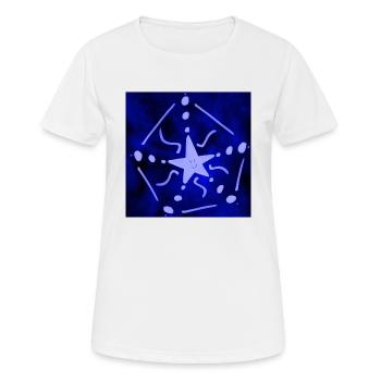 ELEKTRISCHER STERN - Frauen T-Shirt atmungsaktiv - Weiß - Vorne - AI Model Female 172 dark (172cm)