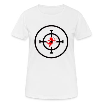 Kill Valentine - T-shirt respirant Femme - blanc - Devant - AI Model Female 172 dark (172cm)