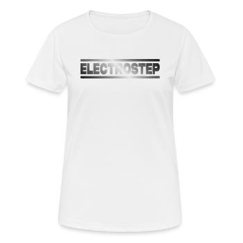 Electrostep DNB Drum n Bass Junglist Drum and Bass - Women's Breathable T-Shirt - white - Front - AI Model Female 172 dark (172cm)