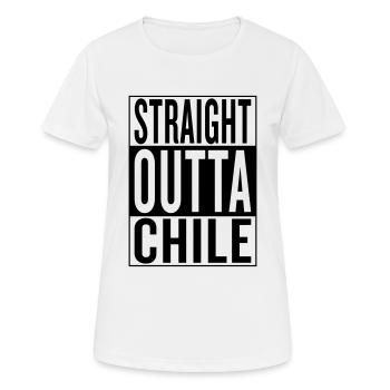 Chile - Women's Breathable T-Shirt - white - Front - AI Model Female 172 dark (172cm)
