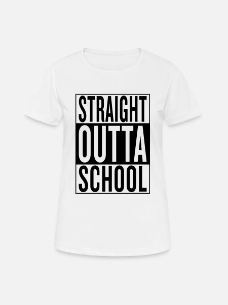 School - Women's Breathable T-Shirt - white