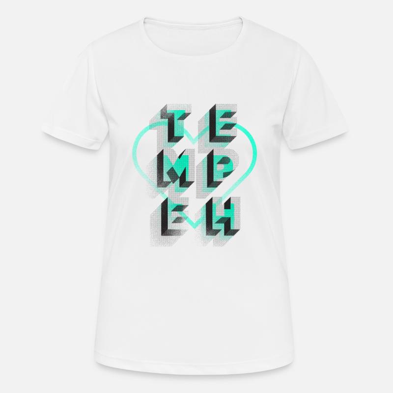 Tempeh - Women's Breathable T-Shirt - white