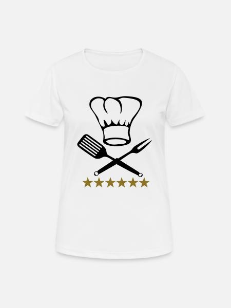 cook - Women's Breathable T-Shirt - white