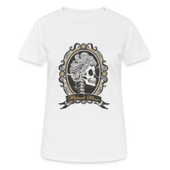 Dead Lady At The Mirror - Women's Breathable T-Shirt - white - Front - AI Model Female 172 dark (172cm)