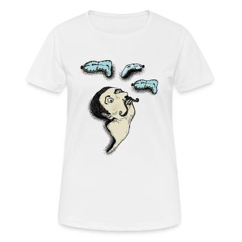 Melting Salvador - Women's Breathable T-Shirt - white - Front - AI Model Female 172 dark (172cm)