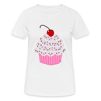 Sugar sweet pink tart - Women's Breathable T-Shirt - white - Front - AI Model Female 172 dark (172cm)