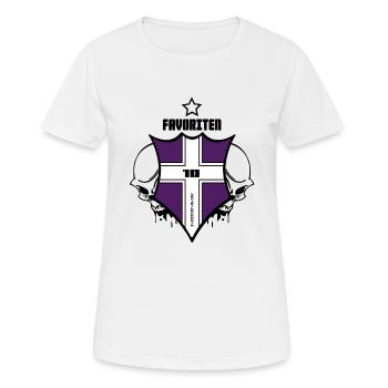 Wien Favoriten Verteilerkreis - Frauen T-Shirt atmungsaktiv - Weiß - Vorne - AI Model Female 172 dark (172cm)
