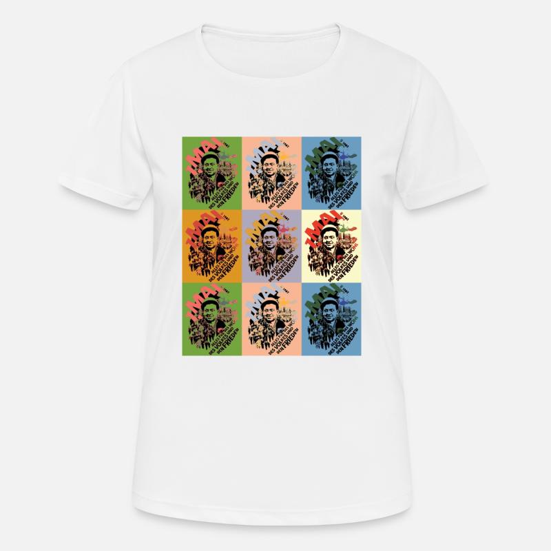 May 1st GDR Pop Art - Women's Breathable T-Shirt - white