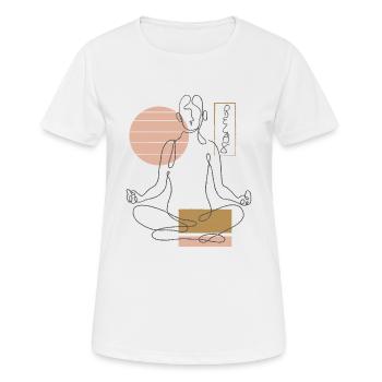 relax - Women's Breathable T-Shirt - white - Front - AI Model Female 172 dark (172cm)