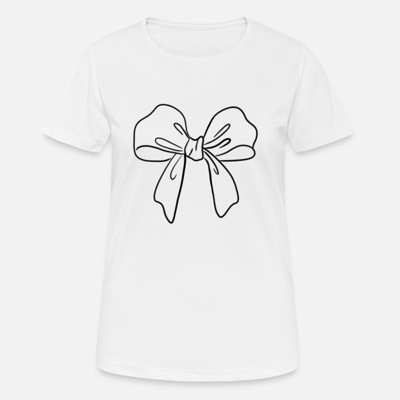 Cute bow - Women's Breathable T-Shirt - white