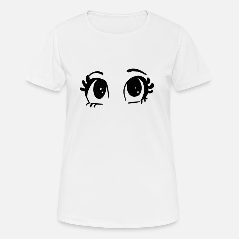 eyes - Women's Breathable T-Shirt - white