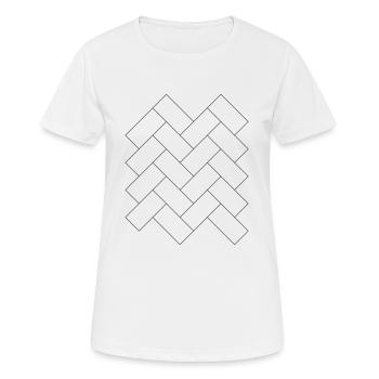 Brick Brick - Women's Breathable T-Shirt - white - Front - AI Model Female 172 dark (172cm)