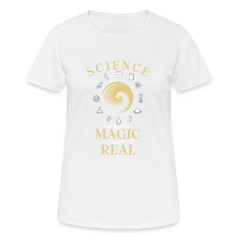 SCIENCE - T-shirt respirant Femme - blanc - Devant - AI Model Female 172 dark (172cm)