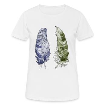 Stylo - T-shirt respirant Femme - blanc - Devant - AI Model Female 172 dark (172cm)
