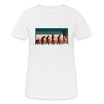 Maler - Frauen T-Shirt atmungsaktiv - Weiß - Vorne - AI Model Female 172 dark (172cm)