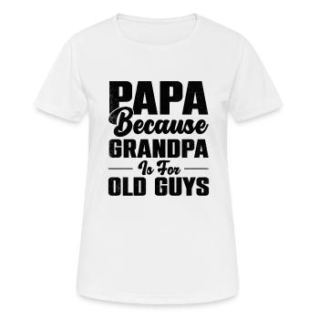 Bester Opa Der Welt - Frauen T-Shirt atmungsaktiv - Weiß - Vorne - AI Model Female 172 dark (172cm)