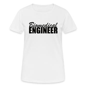 Stolzer Biomedizintechniker Biologie Forschung Bio - Frauen T-Shirt atmungsaktiv - Weiß - Vorne - AI Model Female 172 dark (172cm)