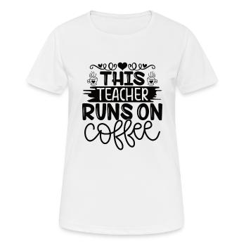 Lehrer Lernen Lehren Kindergarten Student Schule - Frauen T-Shirt atmungsaktiv - Weiß - Vorne - AI Model Female 172 dark (172cm)