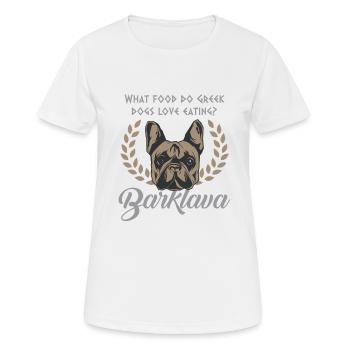 Antike Griechische Mythologie und Griechisches - Frauen T-Shirt atmungsaktiv - Weiß - Vorne - AI Model Female 172 dark (172cm)