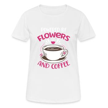 Florist Floristry Flowers Florist - Women's Breathable T-Shirt - white - Front - AI Model Female 172 dark (172cm)