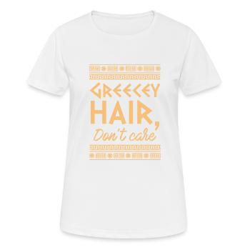 Antike Griechische Mythologie und Griechisches - Frauen T-Shirt atmungsaktiv - Weiß - Vorne - AI Model Female 172 dark (172cm)