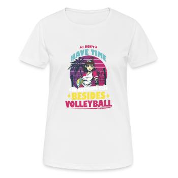 Volleyball Beach Volleyball Gift Beach - Women's Breathable T-Shirt - white - Front - AI Model Female 172 dark (172cm)