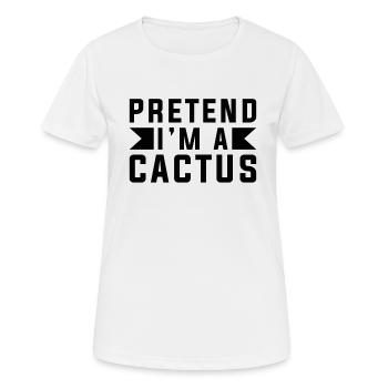 Cactus Fucculent Cactus Garden Cactus Plants - Women's Breathable T-Shirt - white - Front - AI Model Female 172 dark (172cm)