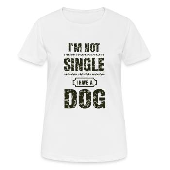 Propriétaire de chien Propriétaire de chien Propriétaire de chien Amoureux des chiens Gassi - T-shirt respirant Femme - blanc - Devant - AI Model Female 172 dark (172cm)