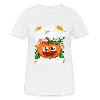 Little Pumpkin In The Patch Halloween - Women's Breathable T-Shirt - white - Front - AI Model Female 172 dark (172cm)