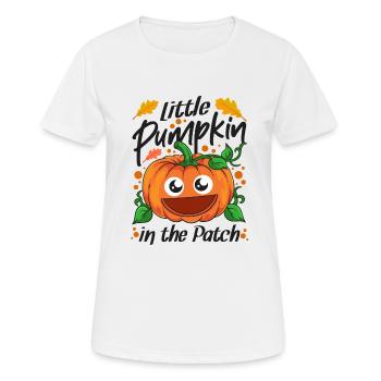 Little Pumpkin In The Patch Halloween - Women's Breathable T-Shirt - white - Front - AI Model Female 172 dark (172cm)