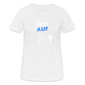 Lust auf 69? Integral 2xdx mit Grenzen 10 und 13 = - Frauen T-Shirt atmungsaktiv - Weiß - Vorne - AI Model Female 172 dark (172cm)