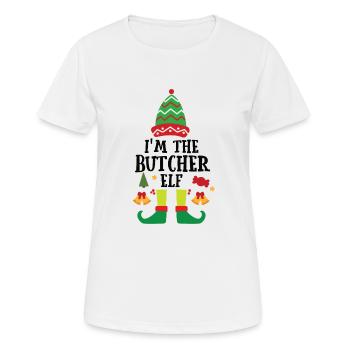 Cadeau de Noël Butcher Butcher’s Shop - T-shirt respirant Femme - blanc - Devant - AI Model Female 172 dark (172cm)