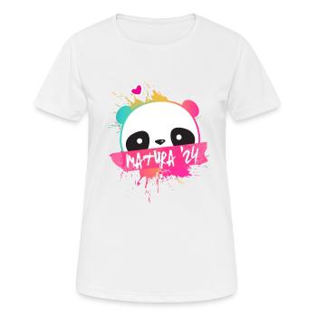 Matura '24 Maturant 2024 Devise Chemise - T-shirt respirant Femme - blanc - Devant - AI Model Female 172 dark (172cm)