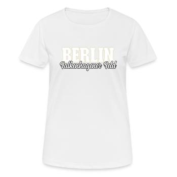 Berlin Falkenhagener Feld - Frauen T-Shirt atmungsaktiv - Weiß - Vorne - AI Model Female 172 dark (172cm)