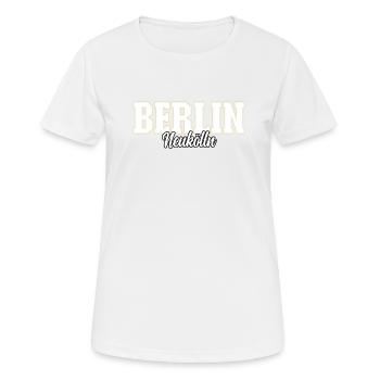 Berlin Neukölln - T-shirt respirant Femme - blanc - Devant - AI Model Female 172 dark (172cm)
