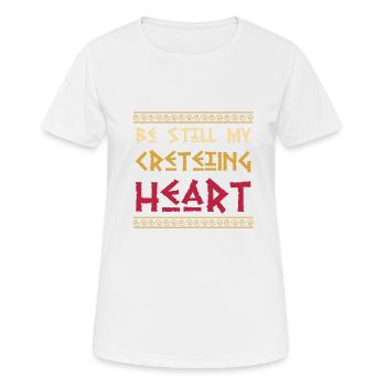 Antike Griechische Mythologie und Griechisches - Frauen T-Shirt atmungsaktiv - Weiß - Vorne - AI Model Female 172 dark (172cm)