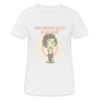 Antike Griechische Mythologie und Griechisches - Frauen T-Shirt atmungsaktiv - Weiß - Vorne - AI Model Female 172 dark (172cm)