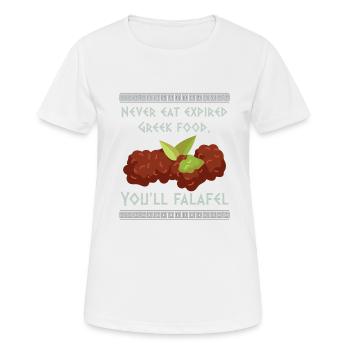 Antike Griechische Mythologie und Griechisches - Frauen T-Shirt atmungsaktiv - Weiß - Vorne - AI Model Female 172 dark (172cm)