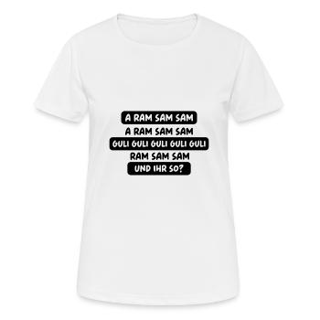 Erzieher Spruch - Frauen T-Shirt atmungsaktiv - Weiß - Vorne - AI Model Female 172 dark (172cm)