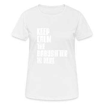Babysitter Geschenk Babysitting Bester Babysitter - Frauen T-Shirt atmungsaktiv - Weiß - Vorne - AI Model Female 172 dark (172cm)