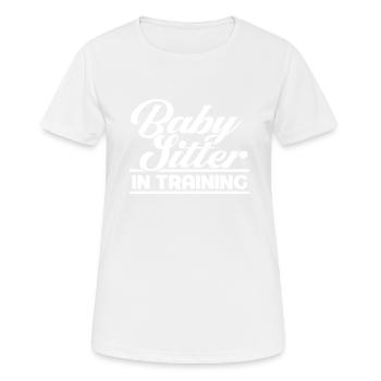 Babysitter Geschenk Babysitting Bester Babysitter - Frauen T-Shirt atmungsaktiv - Weiß - Vorne - AI Model Female 172 dark (172cm)