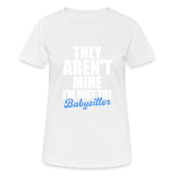 Babysitter Geschenk Babysitting Bester Babysitter - Frauen T-Shirt atmungsaktiv - Weiß - Vorne - AI Model Female 172 dark (172cm)