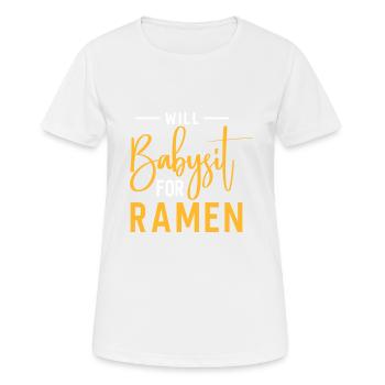 Babysitter Gift Babysitting Best Babysitter - Women's Breathable T-Shirt - white - Front - AI Model Female 172 dark (172cm)