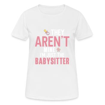 Babysitter Geschenk Babysitting Bester Babysitter - Frauen T-Shirt atmungsaktiv - Weiß - Vorne - AI Model Female 172 dark (172cm)