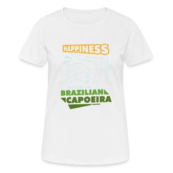 Brazil - Women's Breathable T-Shirt - white - Front - AI Model Female 172 dark (172cm)