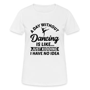 Dancer Ballerina Dance Ballet Gift Dance Class - Women's Breathable T-Shirt - white - Front - AI Model Female 172 dark (172cm)