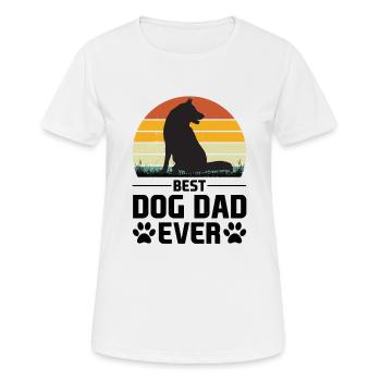 Propriétaire de chien Propriétaire de chien Propriétaire de chien Amoureux des chiens Gassi - T-shirt respirant Femme - blanc - Devant - AI Model Female 172 dark (172cm)