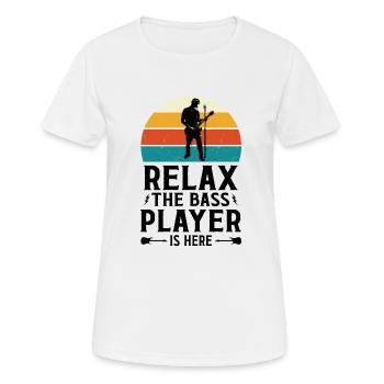 Guitariste Guitariste Guitariste Guitariste Musiciens Musique - T-shirt respirant Femme - blanc - Devant - AI Model Female 172 dark (172cm)